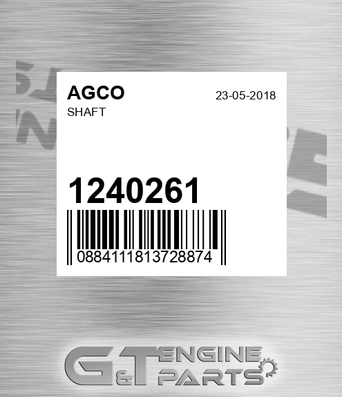 1240261 Shaft for AGCO
