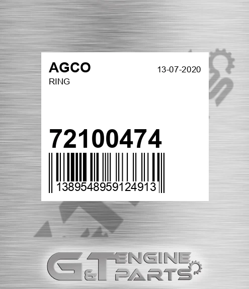 72100474 Ring for AGCO