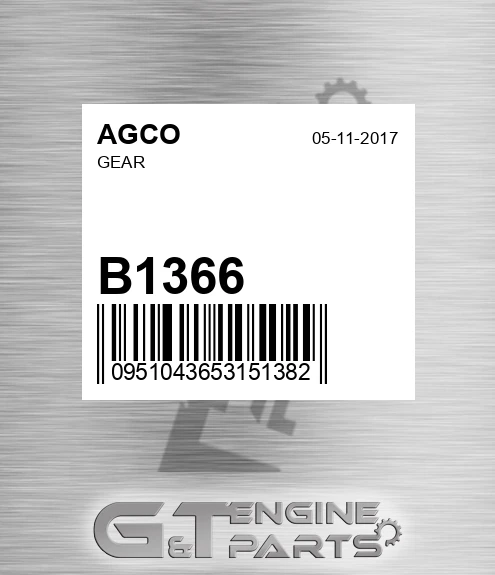 B1366 Gear