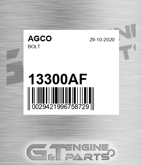 13300AF AGCO Bolt