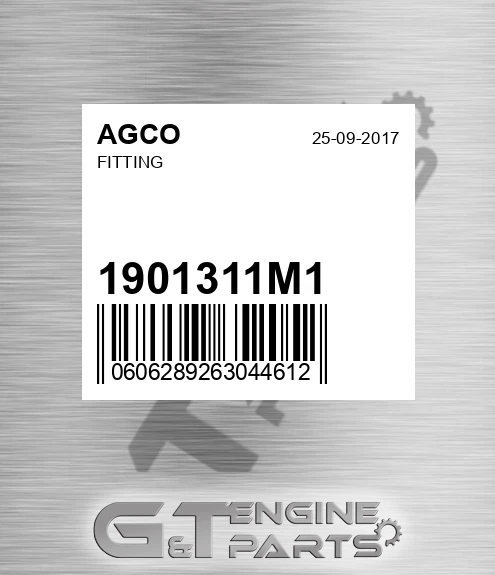 1901311M1 Fitting for AGCO