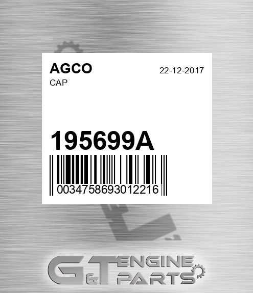 195699A Cap for AGCO