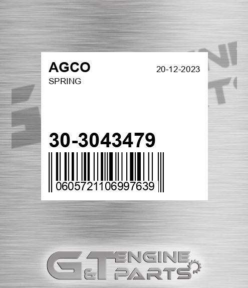 30-3043479 Spring for AGCO