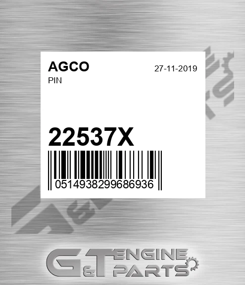 22537X AGCO Pin