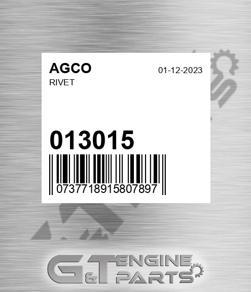 013015 AGCO Rivet