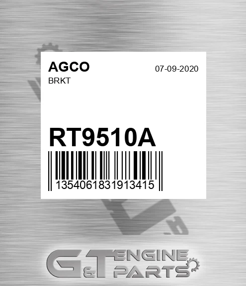 RT9510A AGCO Brkt