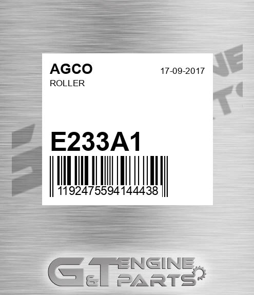 E233A1 AGCO Roller