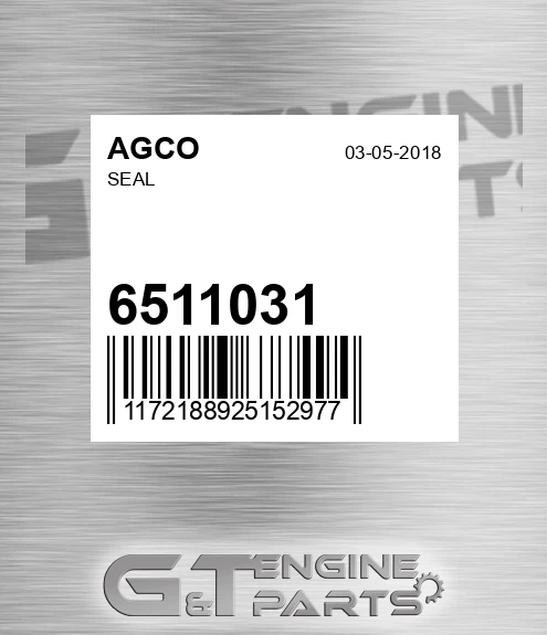 6511031 AGCO Seal