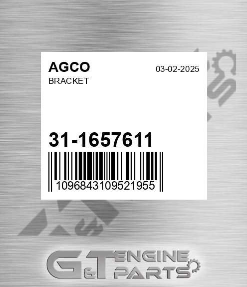 31-1657611 Bracket for AGCO