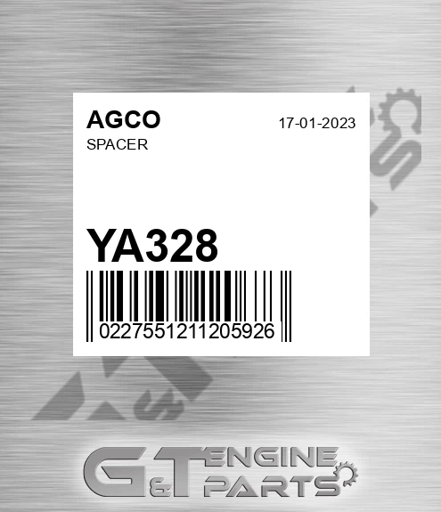 YA328 AGCO Spacer
