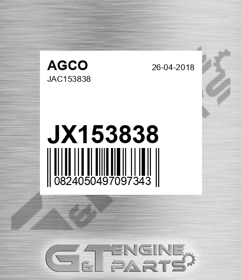 JX153838 Jac153838 for AGCO