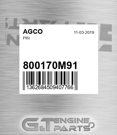 800170M91 AGCO Pin