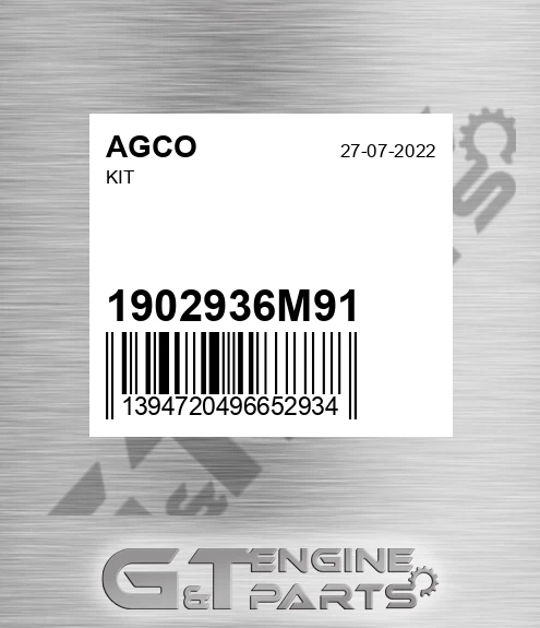 1902936M91 Kit for AGCO