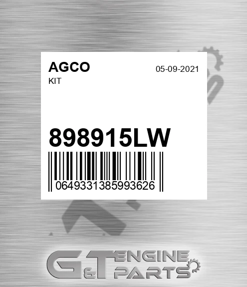 898915LW Kit for AGCO
