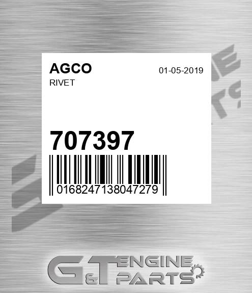 707397 Rivet