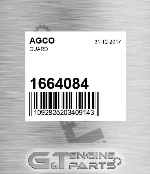 1664084 Guard for AGCO