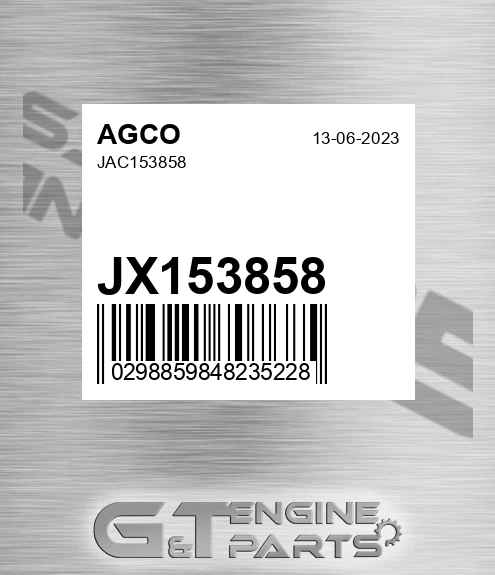 JX153858 Jac153858 for AGCO