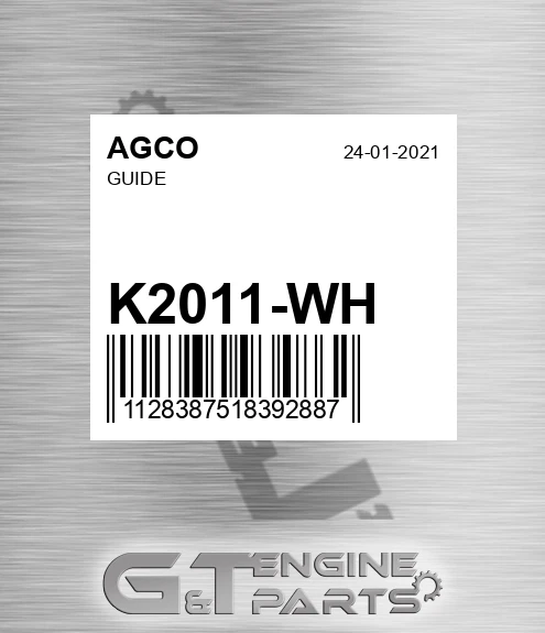 K2011-WH Guide for AGCO