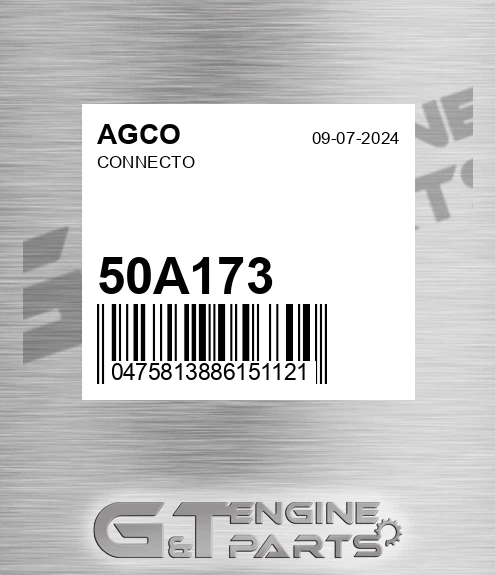 50A173 Connecto for AGCO