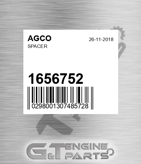 1656752 Spacer for AGCO