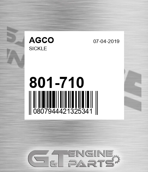 801-710 Sickle for AGCO