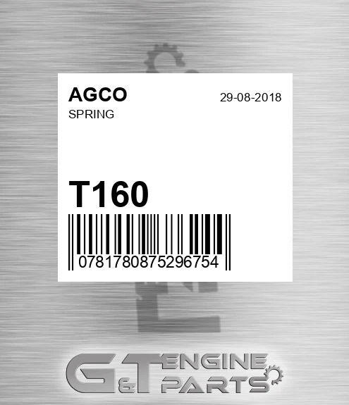 T160 AGCO Spring