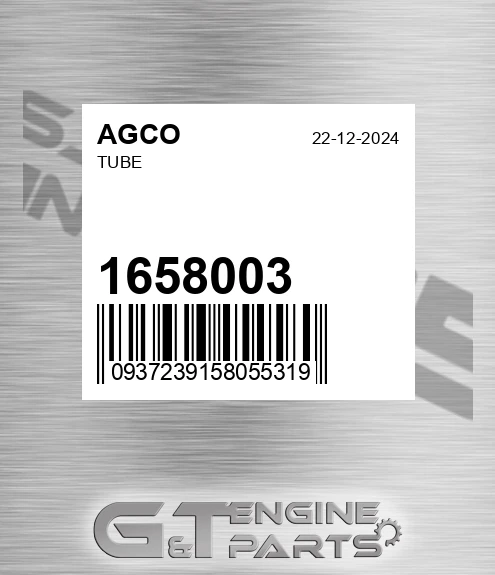 1658003 Tube for AGCO
