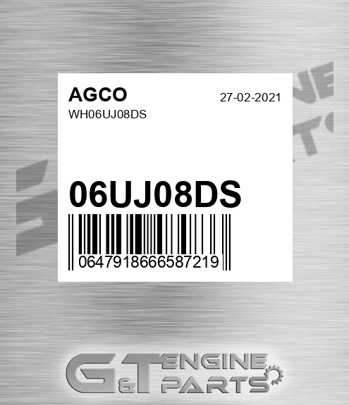 06UJ08DS Wh for AGCO
