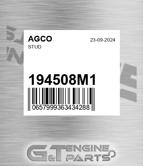 194508M1 Stud for AGCO
