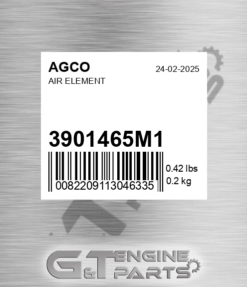 3901465M1 AGCO Air Element