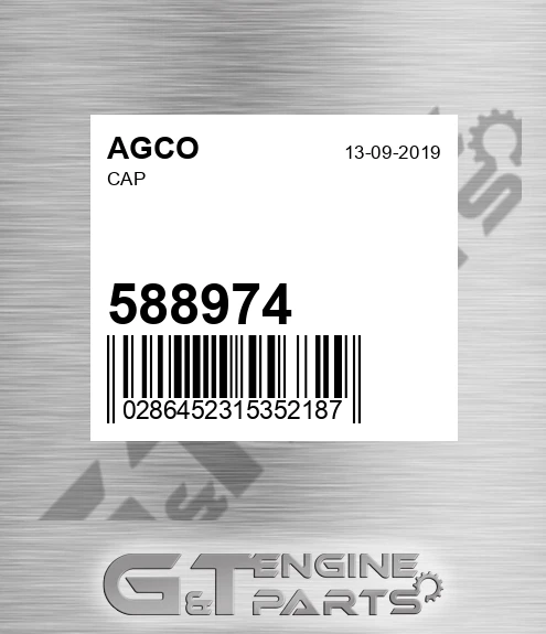 588974 Cap for AGCO
