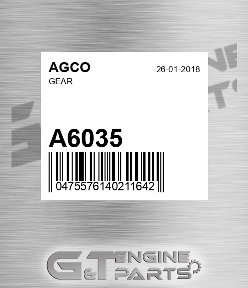 A6035 Gear