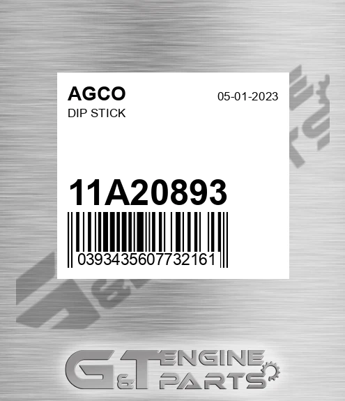 11A20893 Dip Stick for AGCO