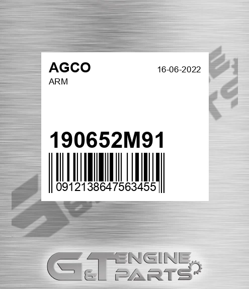 190652M91 Arm for AGCO