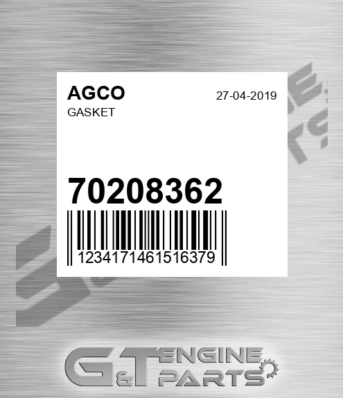 70208362 Gasket for AGCO