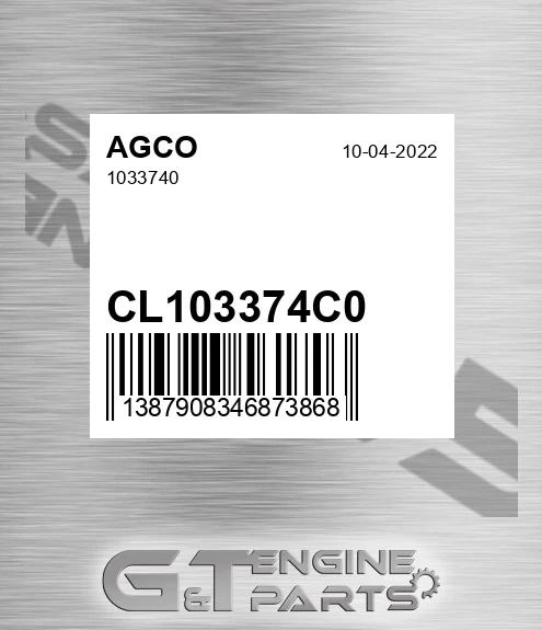 CL103374C0 1033740 for AGCO