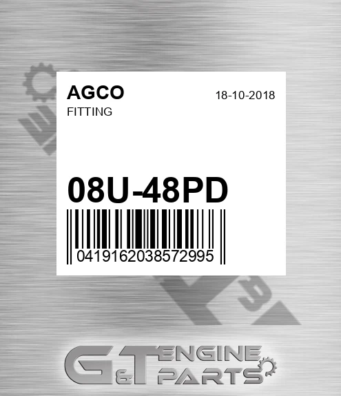 08U-48PD Fitting