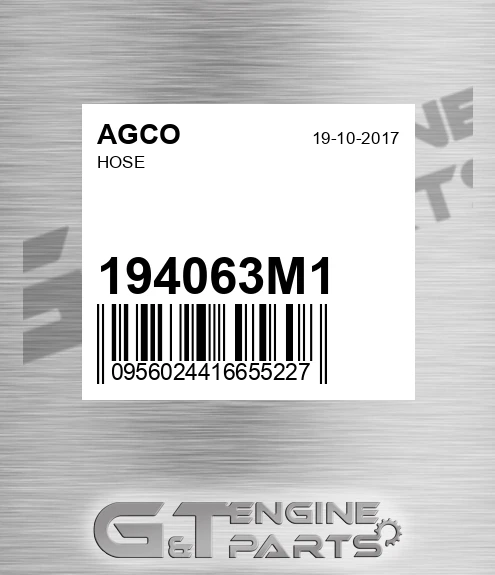 194063M1 Hose for AGCO