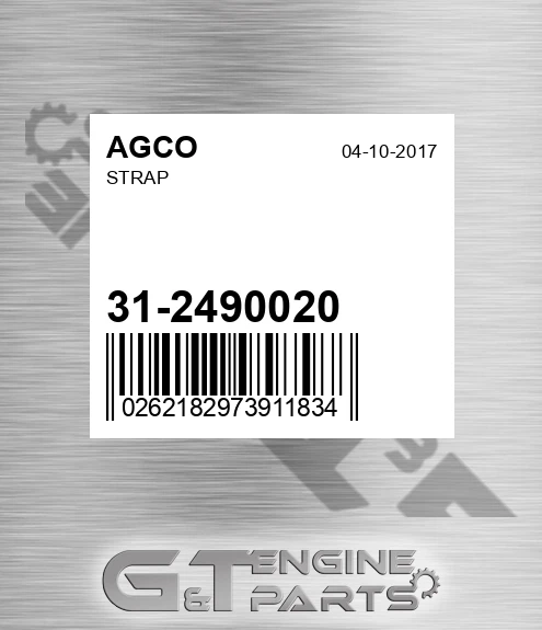 31-2490020 Strap for AGCO