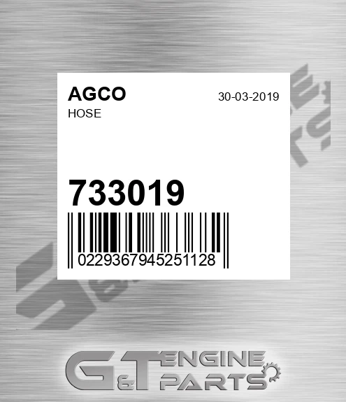 733019 AGCO Hose