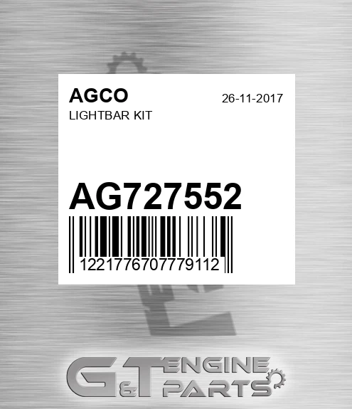 AG727552 Lightbar Kit