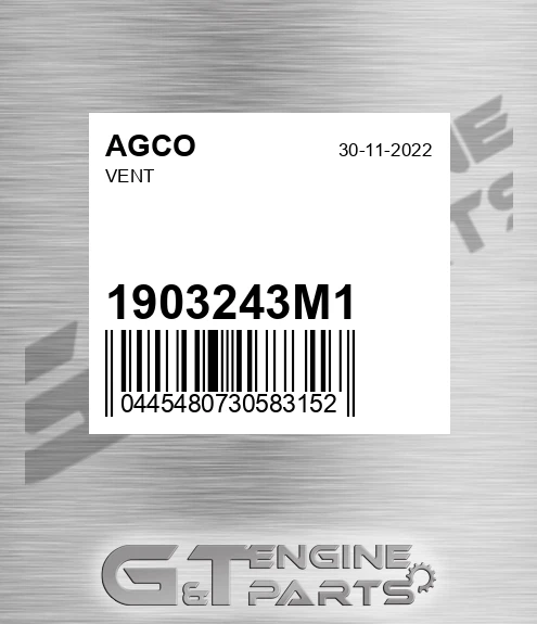 1903243M1 Vent for AGCO