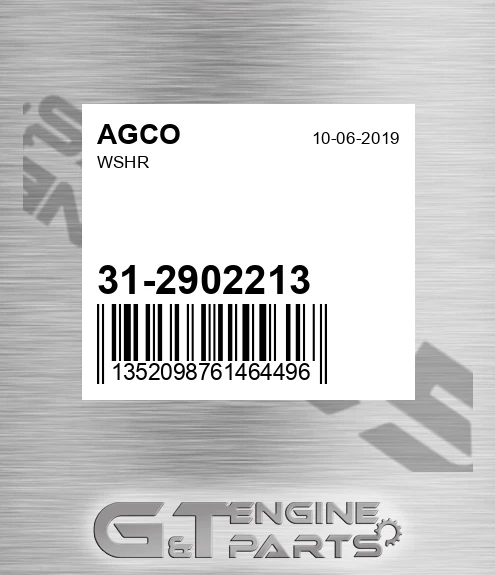 31-2902213 Wshr for AGCO