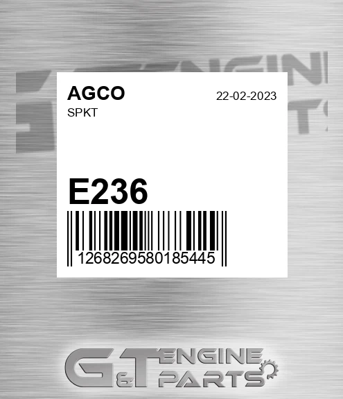 E236 AGCO Spkt
