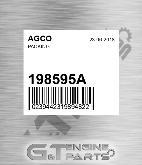 198595A Packing for AGCO