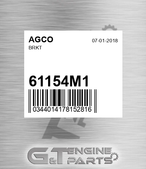 61154M1 Brkt for AGCO