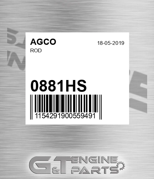 0881HS AGCO Rod