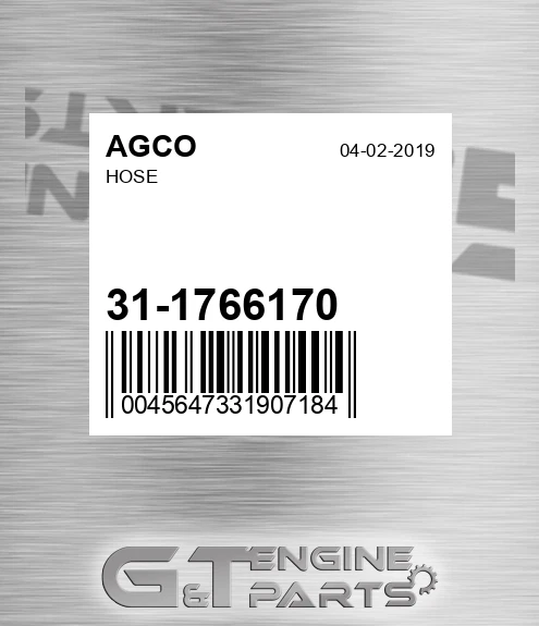 31-1766170 Hose for AGCO