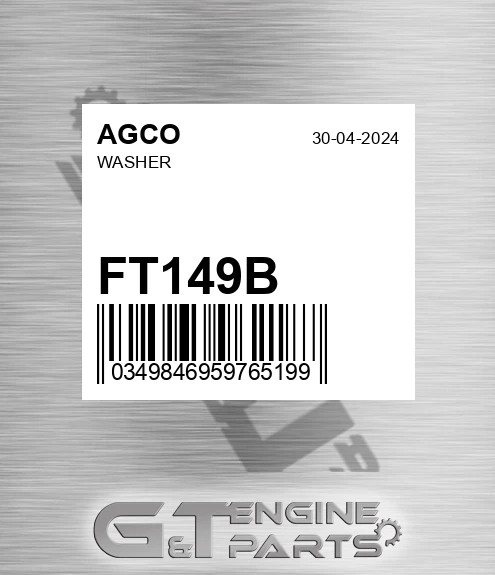 FT149B Washer