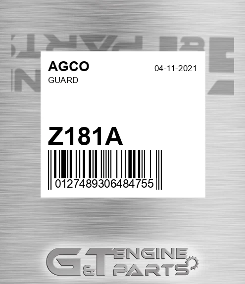 Z181A AGCO Guard